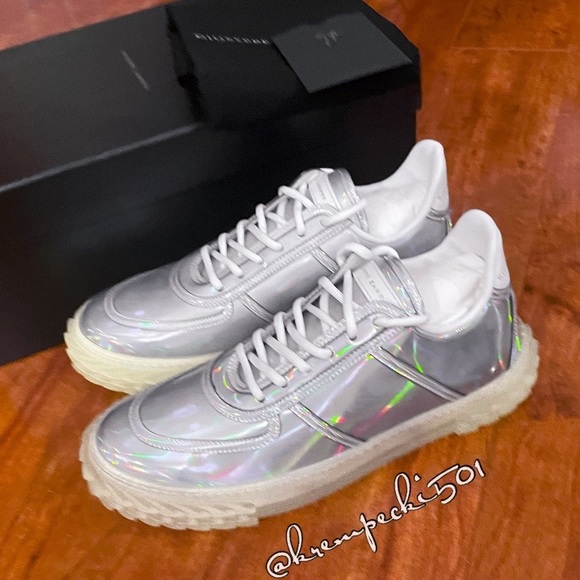 giuseppe zanotti NIB shimmering lowtops for men - Picture 3 of 16